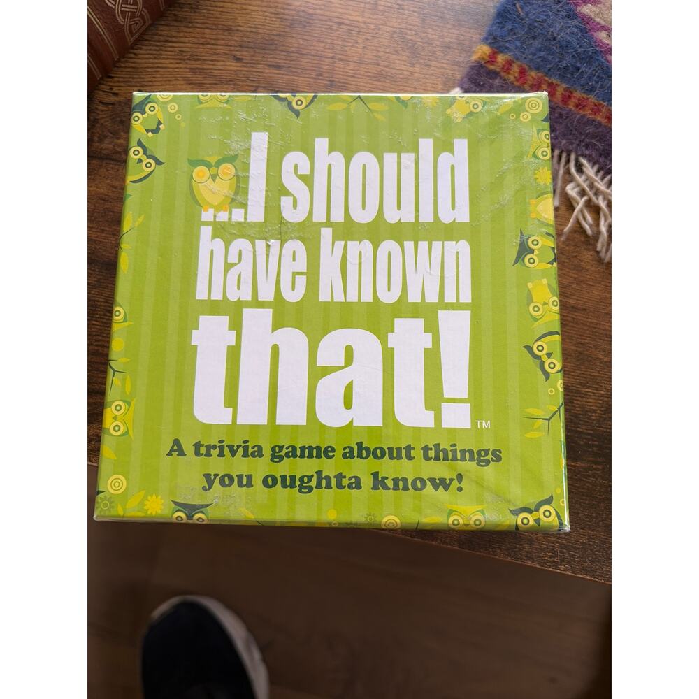 I Should Have Known That - Hygge Games New Sealed In Box